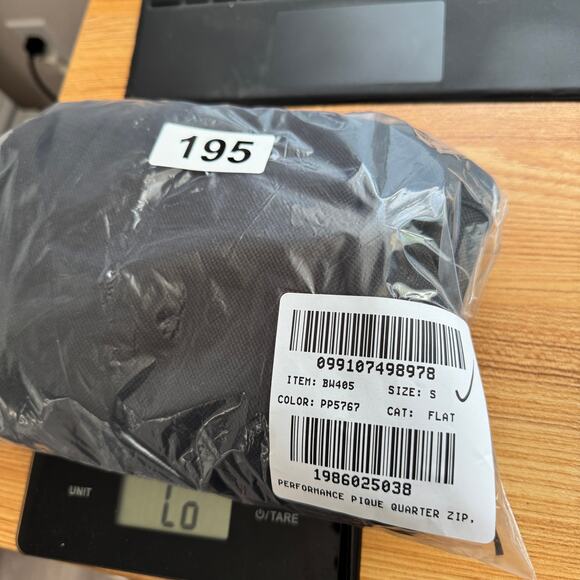 J.Crew Performance Pique 1/4 Zip Sweater Mens S Black Pullover Coolmax Stretch - Picture 6 of 6